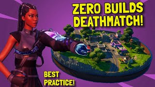 BEST Practice For ZERO BUILDS  CONEY CROSSROADS DEATHMATCH [upl. by Nileve]