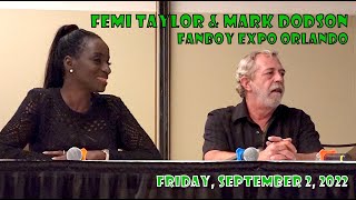 The Cantina Club  Femi Taylor amp Mark Dodson panel at Fanboy Expo Orlando 2022  Star Wars [upl. by Nuhsyar]