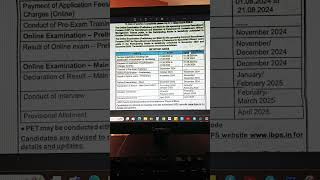 IBPS PO amp SO Upcoming Exam Dates🔥🔥 👍 ibpspo ibpsso ibps bankexam shorts [upl. by Zimmerman]