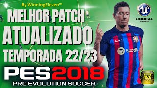 PATCH PES 2018 ATUALIZADO COM PLACARES REAIS FACES ESTÁDIOS TRANSFERÊNCIAS 4K  PES 2018 [upl. by Bang]