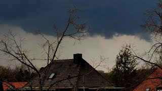 Das erste Gewitter im Jahr 2024  Mässiges Frühlingsgewitter über Ingolstadt den 21032024⛈️🌩️⛈️🌩️ [upl. by Netneuq]