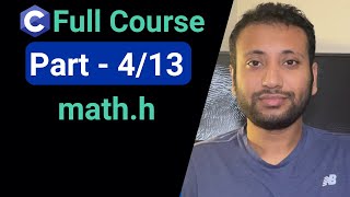 C program full course Bangla tutorial part 413  Math header [upl. by Dong]