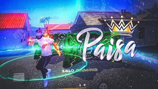 Paisa Free Fire Montage  Trending Song 🔥 free fire song  free fire status [upl. by Bostow]