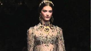 Desfile Dolce amp Gabbana  Inverno 2012 [upl. by Nesbitt238]