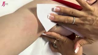 22 Years Old Girl Hair Removal Armpit Waxing  Women Armpit Hair Removal Waxing  Armpit Waxing [upl. by Ruhl]