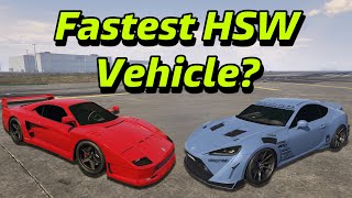 The Fastest HSW Vehicle in GTA 5 Online [upl. by Amsirhc758]