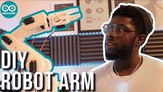 DIY Arduino Robot Arm  Controlled by Hand Gestures  Full Tutorial [upl. by Werda463]