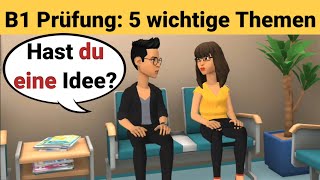 Mündliche Prüfung Deutsch B1  Gemeinsam etwas planenDialog  5 wichtige Themen  sprechen Teil 3 [upl. by Gilmore683]