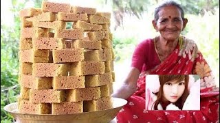 Grannys special sweet item MYSORE PAK  Myna street food [upl. by Piwowar]