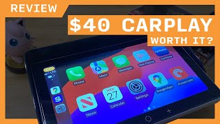 Lets Test This 40 Wireless Apple CarPlay amp Android Auto Screen Car Thing Alternative Review [upl. by Crompton]