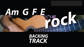 Am G F E Chords  Guitar Backing Track The Cure  Lovesong Karaoke [upl. by Milo]