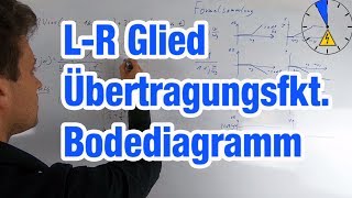 L R mit Werten berechnen Bodediagramm Übertragungsfkt [upl. by Nnylakcaj]