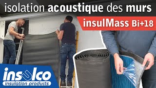 Isoler acoustiquement et facilement vos murs mitoyens avec linsulMass Bi18 [upl. by Miarzim]