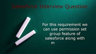 Salesforce Interview Question 9 [upl. by Ahsenad]