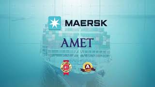 Maersk Cadetship Program  Admission cum Recruitment Drive  AMET University [upl. by Drofhsa950]