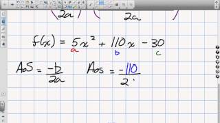 How to Learn Standard to Vertex Form WITHOUT Completing the Square Grade 11 mixed Lesson 4 3 [upl. by Mulligan]