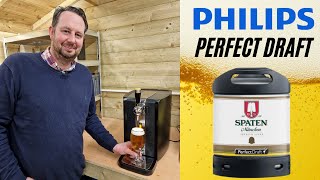 Perfect Draft Spaten lager keg review München Münchner Hell for Philips Perfectdraft beer machine [upl. by Nas]