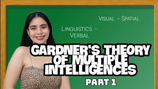 GARDNERS THEORY OF MULTIPLE INTELLIGENCES 2022  Tagalog [upl. by Portia]