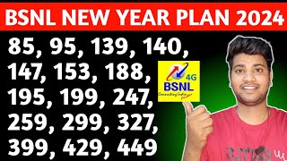 BSNL new Recharge plan 2024  BSNL new year plan  BSNL unlimited plan 139 [upl. by Ydoj]