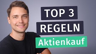 Kenne diese Regeln BEVOR du Aktien kaufst  Investieren in Aktien Anfänger [upl. by Ranjiv]