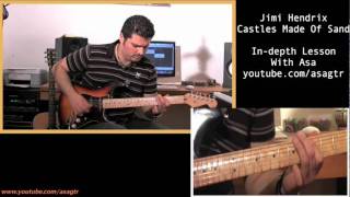 Jimi Hendrix  Castles Made of Sand Guitar Cover With Tabs [upl. by Fife]