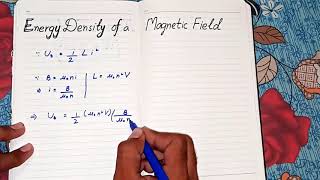 Energy Density of a magnetic field simple and easy Derivation [upl. by Aseeral]