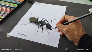 Ant 3D drawing [upl. by Yllod334]