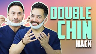 ELIMINATE DOUBLE CHINS with this hack  Doctorly Reviews Viral Skincare Products [upl. by Emmey283]