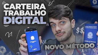 📱 COMO FAZER CARTEIRA DE TRABALHO DIGITAL PARA INICIANTES [upl. by Idnem]