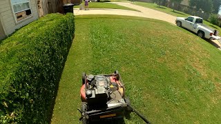 Lawn Mowing with Commercial Mower  Toro 30 in TurfMaster® HDX [upl. by Aryajay]