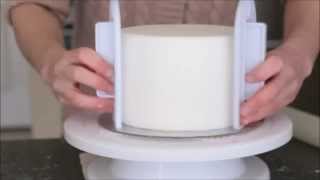 How To Cover A Polystyrene Cake Dummy Without Buttercream [upl. by Duaner713]