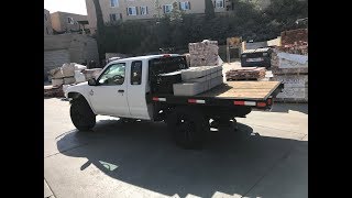 FREE Flatbed truck Build  Nissan frontier [upl. by Aihsenot338]