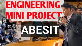 Mini Project ENGINEERING COLLEGE 🤩  Ideas For Projects  TECH EVENTS IN COLLEGE abes aktu vlog [upl. by Arze]