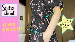 How To Draft Basic Bodice Pattern With Darts And Sleeve For Beginners [upl. by Rannug]