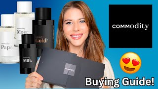 Commodity Fragrances Buying Guide Book Milk Gold amp MORE First Impressions  Sephora Clean Beauty [upl. by Ociram]