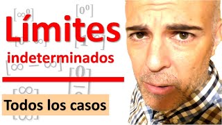 Límites algebraicos ¿Cómo se resuelven todas las Indeterminaciones en los límites [upl. by Dowdell977]