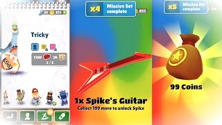 Search for Trickys Hat and Completing Mission Sets 4 and 5 on Subway Surfers [upl. by Alhsa634]