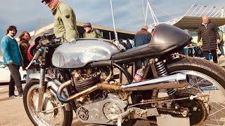 KEMPTON PARK Motorcycle Autojumble  Malle Mile SUZUKI Beach Racer YAMAHA RD60 HONDA S90 Sport Bikes [upl. by Ottavia]