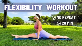 20 MIN TOTAL BODY STRETCH Flexibility Workout to Unwind amp Relax  No Repeat [upl. by Edahs562]