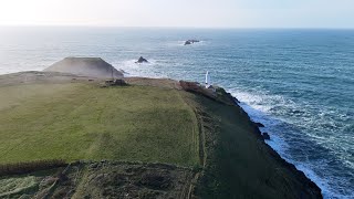 Trevose head explore CORNWALL Finding ww2 History cornwall kernow exploring dji drone [upl. by Ezeerb]