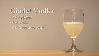 cocktail gimlet vodka [upl. by Leakcim478]