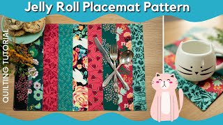 Easy Quilted Placemat Tutorial  Quick and Easy Placemats [upl. by Earesed717]