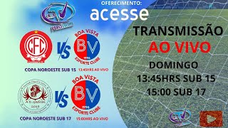 COPA NOROESTE SUB 15 CORDEIRO X BOA VISTA  SUB17 AD GADITAS X BOA VISTA [upl. by Lambard]