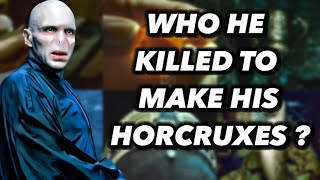 Who Voldemort Killed to Make His Horcruxes in Harry Potter  shorts [upl. by Aiela278]