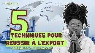 Comment ÉLARGIR son marché dEXPORTATION en 5 ASTUCES [upl. by Ulphia698]