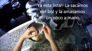 Cómo hacer Pan de Ajo con Kitchenaid [upl. by Disini89]