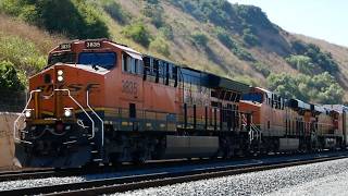 San Diego BNSF Trains  Summer 2024  Daygo Miramar local amp more [upl. by Lama]