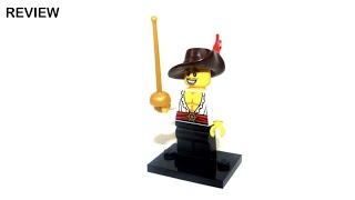 LEGO Collectable Minifigures Swashbuckler Set 7100713 Silent Review [upl. by Gader]