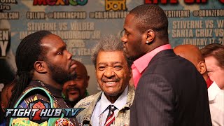 Bermane Stiverne vs Deontay Wilder Full video Final Press conference heated face off [upl. by Eylatan]