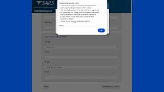 HOW TO REGISTER AS A REPRESENTATIVE WITH SARS [upl. by Raymonds]